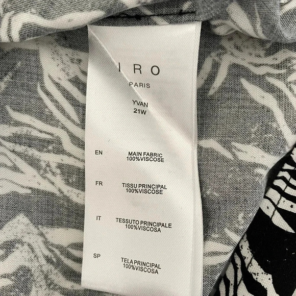 IRO Yvan printed mini skirt - Picture 8 of 9